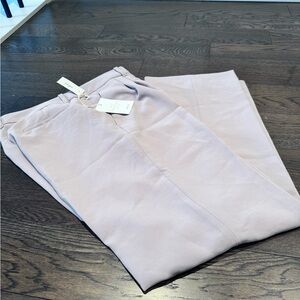 Aritzia Effortless Pants size 10 NWT gray lavender